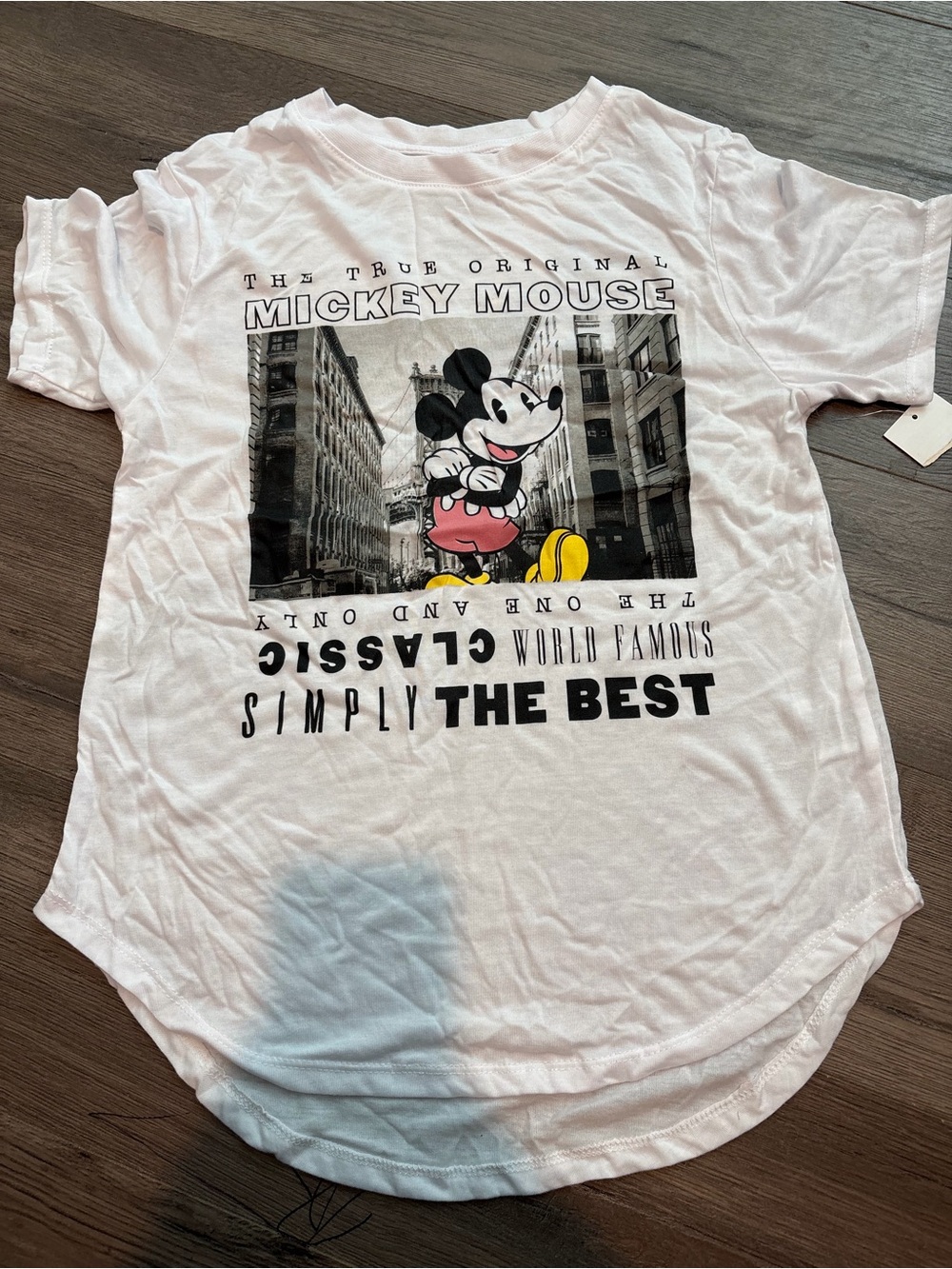 Juniors Disney Mickey Mouse Shirt Size M 7-9